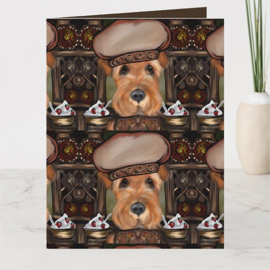 AIREDALE TERRIER KAART (Voorkant)