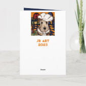 AIREDALE TERRIER KAART (Achterkant)