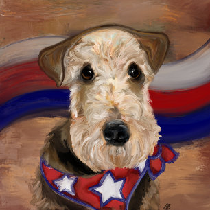 AIREDALE TERRIËR KAART