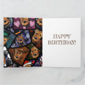 AIREDALE TERRIËR KAART (Binnen)