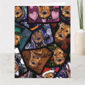 AIREDALE TERRIËR KAART (Voorkant)