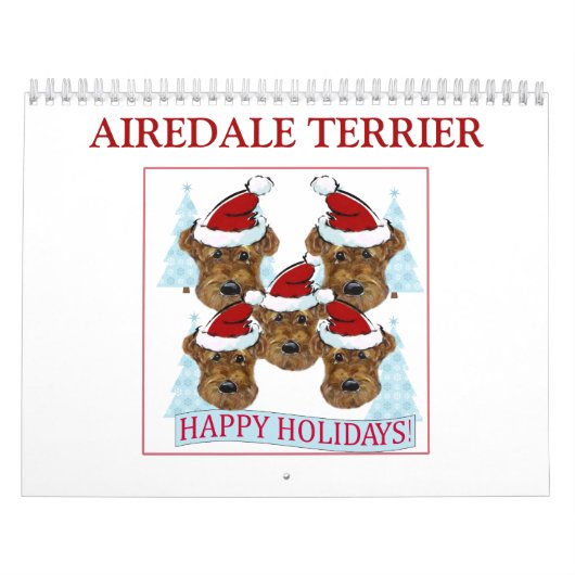 AIREDALE TERRIËR KALENDER (Hoes)