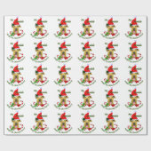 Airedale Terrier kerst Merry Cadeaupapier (Vlak)