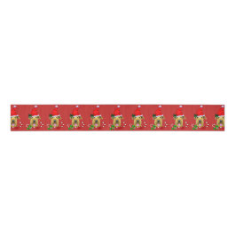 Airedale Terrier kerst Merry Grosgrain Lint