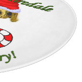 Airedale Terrier kerst Merry Snijplank (Hoek)