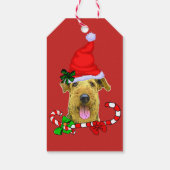 Airedale Terrier-kerstcadeaus Cadeaulabel (Achterkant)