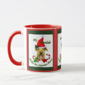 Airedale Terrier-kerstcadeaus Mok (Links)
