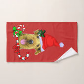 Airedale Terrier Kerstmis Bad Handdoek (Handdoek)