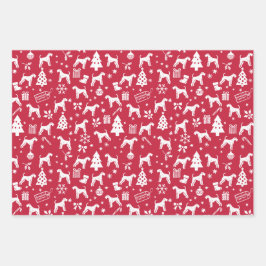 Airedale Terrier Kerstmis Inpakpapier Vel