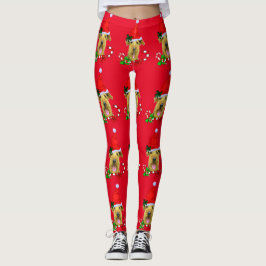 Airedale Terrier Kerstmis Leggings