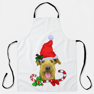 Airedale Terrier Kerstmis Schort