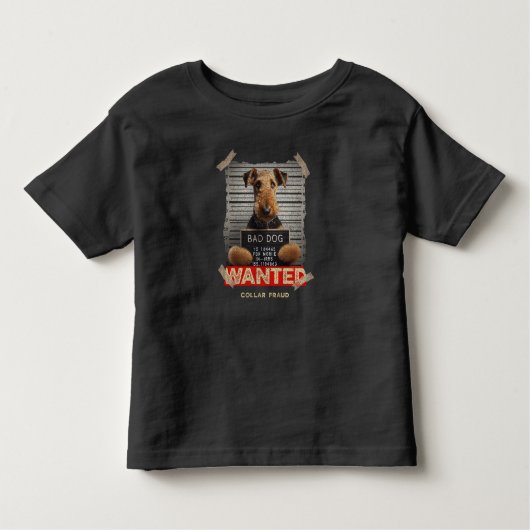 Airedale Terrier Kinder Shirts (Voorkant)