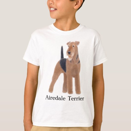 Airedale Terrier Kinder T-Shirt (Voorkant)