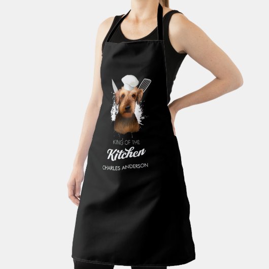 Airedale Terrier King of the Kitchen Cooking Dog Schort (Insitu)