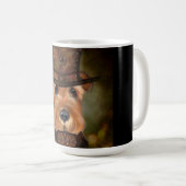 AIREDALE TERRIËR KOFFIEMOK (Voorkant rechts)