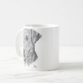 Airedale Terrier Koffiemok (Voorkant links)