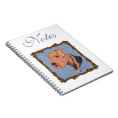 Airedale Terrier Kopstudie Notitieboek (Rechterzijde)
