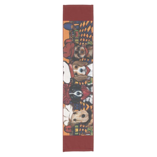 Airedale Terrier Korte Tafelloper (Voorkant)