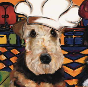 Airedale Terrier Korte Tafelloper