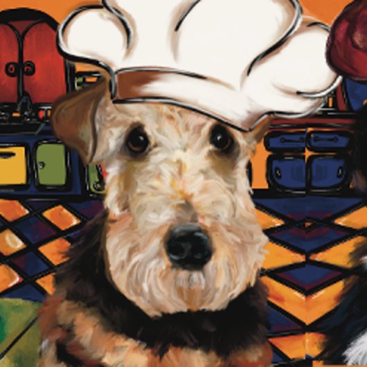 Airedale Terrier Korte Tafelloper