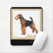 Airedale Terrier Kunstcadeaus Muismat (Met muis)