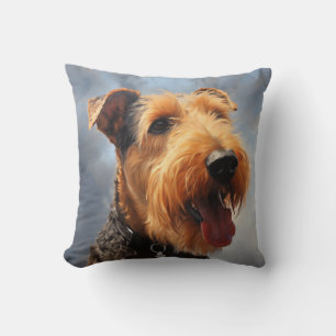 Airedale Terrier Kussen