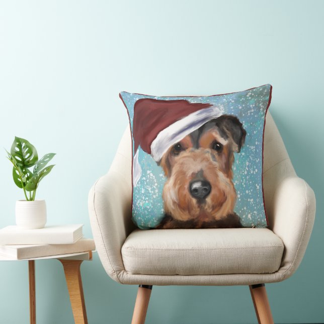 AIREDALE TERRIER KUSSEN (Stoel)
