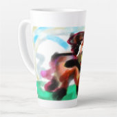 Airedale Terrier Latte Mok (Linkerhoek)