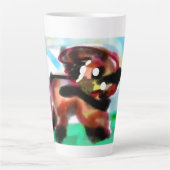 Airedale Terrier Latte Mok (Voorkant)