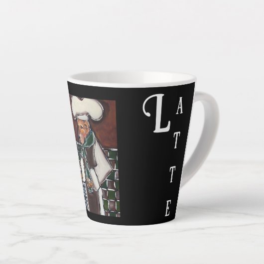 AIREDALE TERRIËR  LATTE MOK (Rechterhoek)