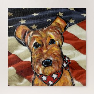 AIREDALE TERRIËR LEGPUZZEL