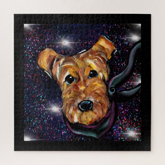 AIREDALE TERRIER LEGPUZZEL (Verticaal)