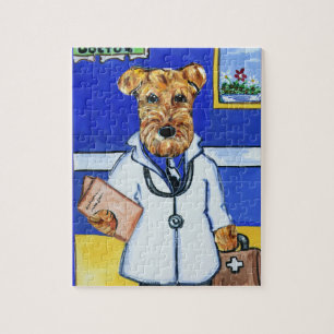 Airedale-terriër Legpuzzel