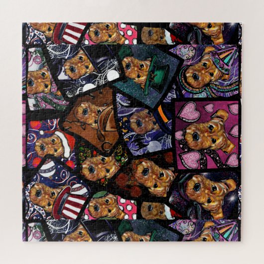 AIREDALE TERRIER LEGPUZZEL (Horizontaal)