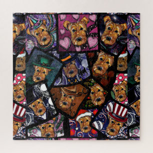 AIREDALE TERRIER LEGPUZZEL
