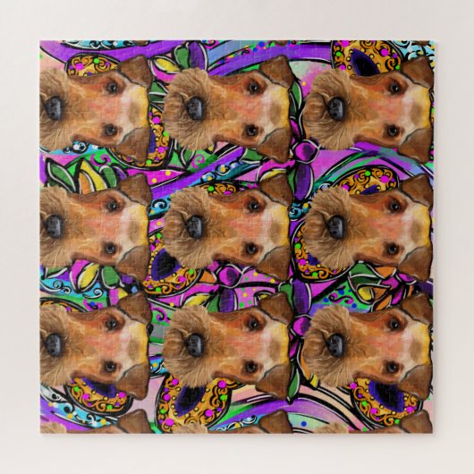 AIREDALE TERRIER LEGPUZZEL (Horizontaal)