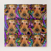AIREDALE TERRIER LEGPUZZEL (Verticaal)