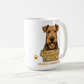 🐾 Airedale Terrier Liefhebber 🐾 Koffiemok (Voorkant rechts)