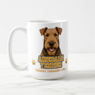 🐾 Airedale Terrier Liefhebber 🐾 Koffiemok