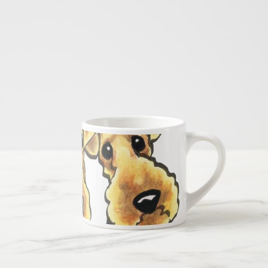 Airedale Terrier Lover Espresso Kop (Rechts)