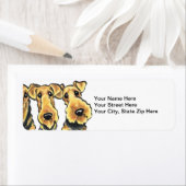 Airedale Terrier Lover Etiket (Insitu)