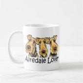 Airedale Terrier Lover Koffiemok (Links)
