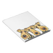 Airedale Terrier Lover Notitieblok (Schuin)