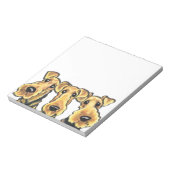 Airedale Terrier Lover Notitieblok (Linkerzijde)