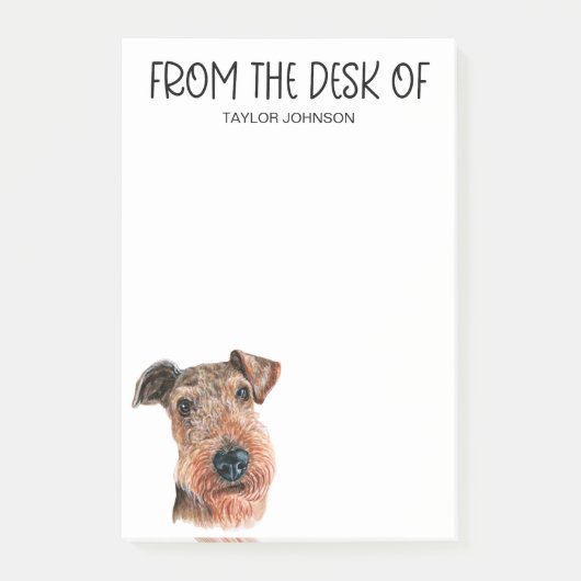 Airedale Terrier Lover Post-it® Notes (Voorkant)