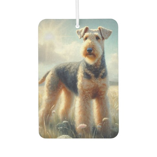 Airedale Terrier Luchtverfrisser (Voorkant)