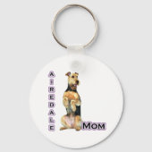 Airedale Terrier Ma 4 - Sleutelhanger (Voorkant)