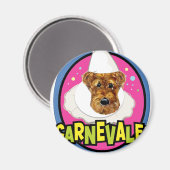 AIREDALE TERRIËR MAGNEET (Voorkant / Achterkant)