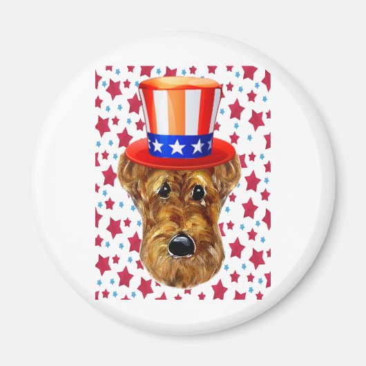 AIREDALE TERRIËR MAGNEET (Voorkant)