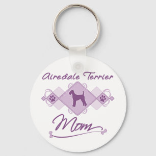 Airedale Terrier Mam Sleutelhanger